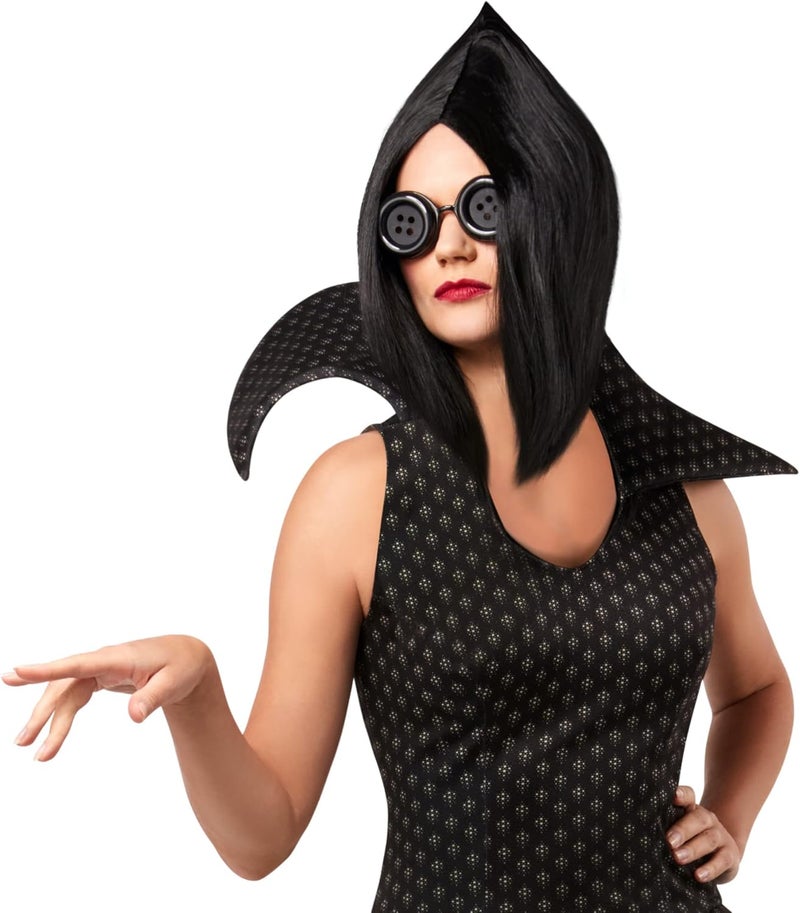 Coraline: Coraline Button Eye Glasses for Adults by Rubies, Women's No Size